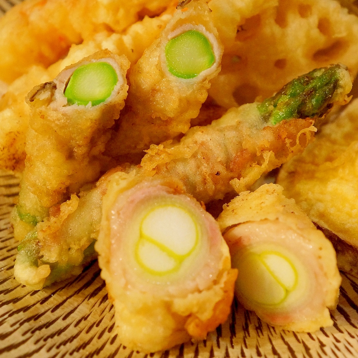 アスパラとネギの肉巻き天ぷら レシピ 作り方 By なまらbuono 楽天レシピ アスパラとネギの肉巻き天ぷら レシピ 作り方 By なまらbuono 楽天レシピ
